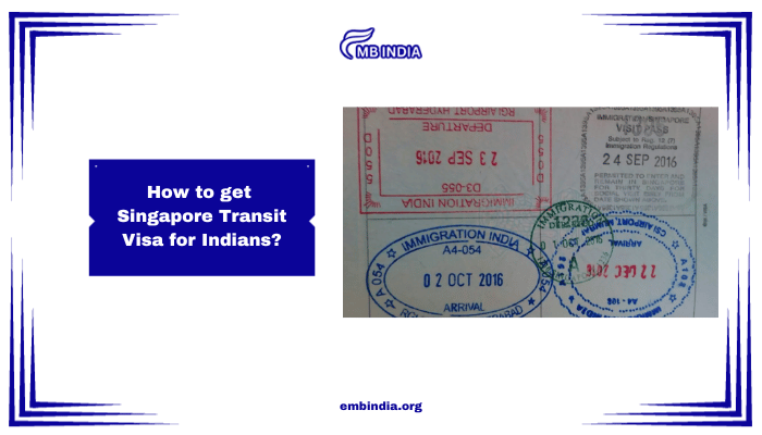 Singapore Transit Visa for Indians