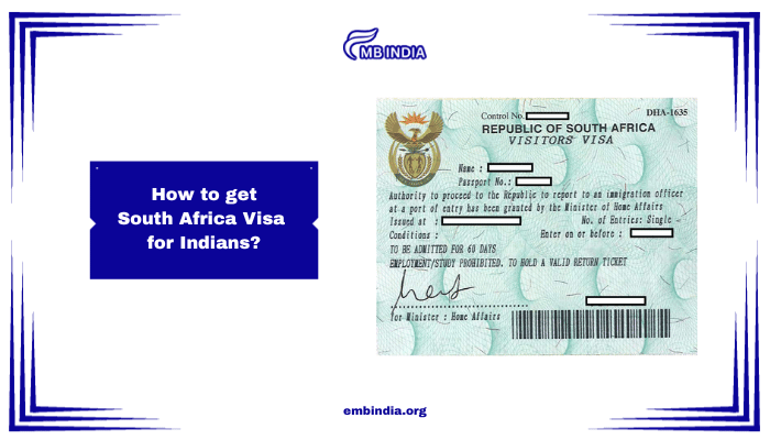 get south africa visa for indians